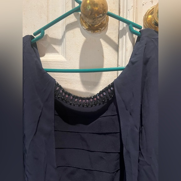 Navy Blue Formal Dress - Picture 10 of 11